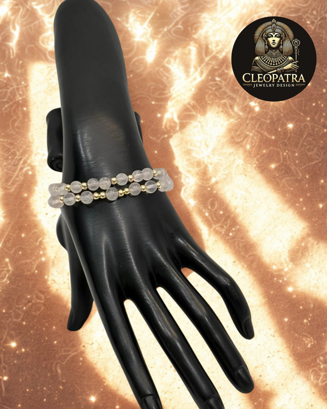 Rose Quartz Goddess Bracelet